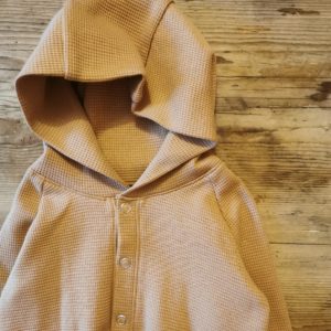 Waffelsweat-Kapuzenjacke - Größe 80