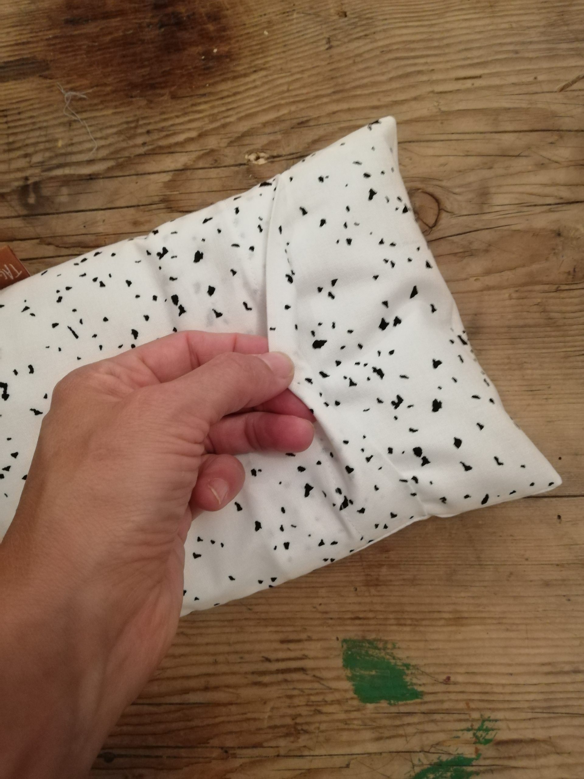 Kissen "Sprenkel weiß" – Bild 3