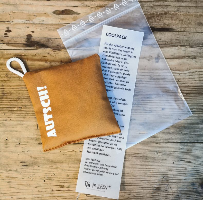 AUTSCH-Traubenkernkissen 1 Stück (Coolpack) – Bild 2