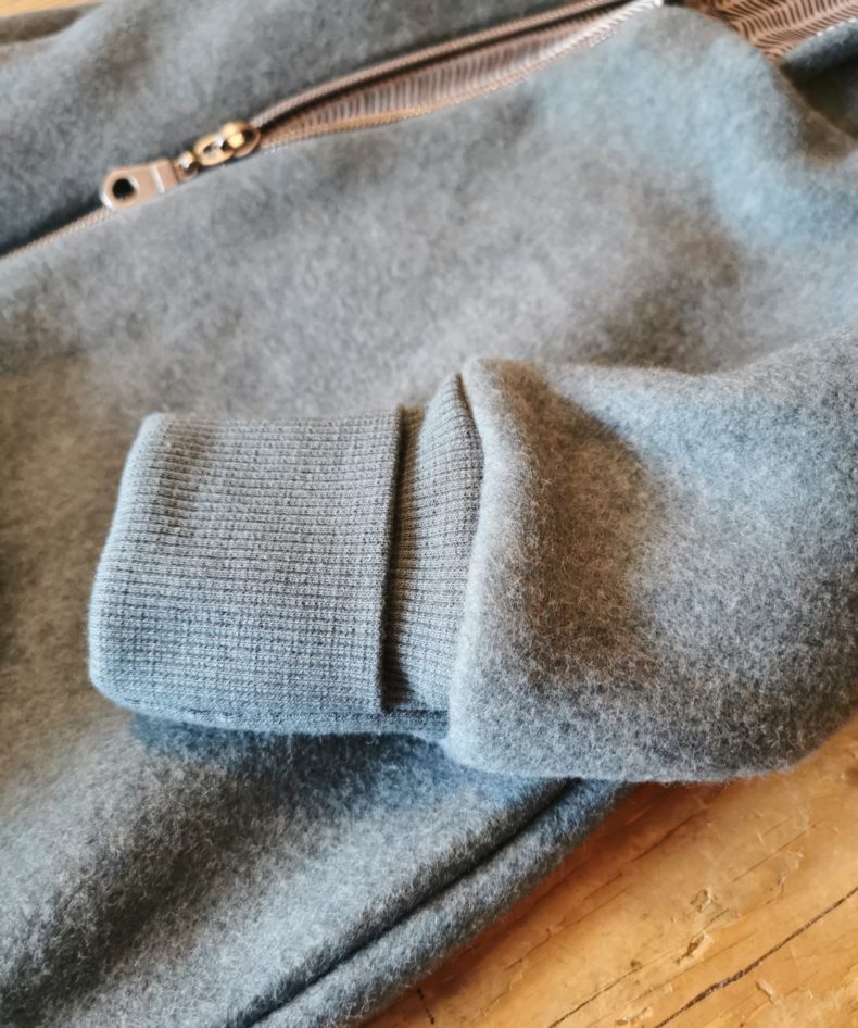 Bio-Baumwollfleece-Overall petrol - Letzte Teile – Bild 3