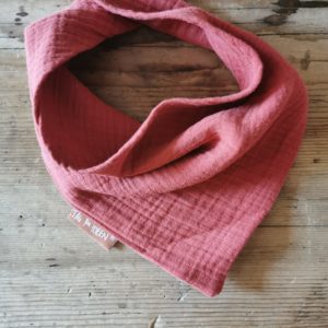 Dreiecktuch Musselin "S" rost