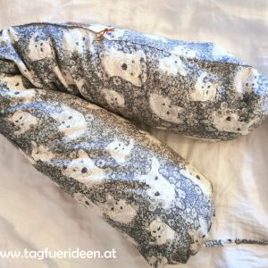 Stillkissen "Flannel Tiere dunkelblau"