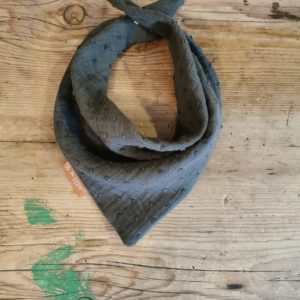 Dreiecktuch "S" Musselin army green