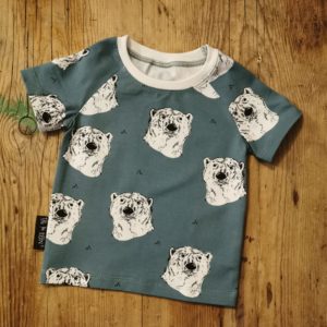 T-Shirt "Bär" petrol