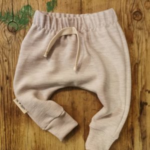 RIB Hose "beige meliert"