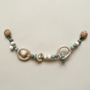 Kinderwagenkette "salbei"