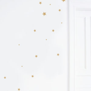 Wandsticker goldene Sterne