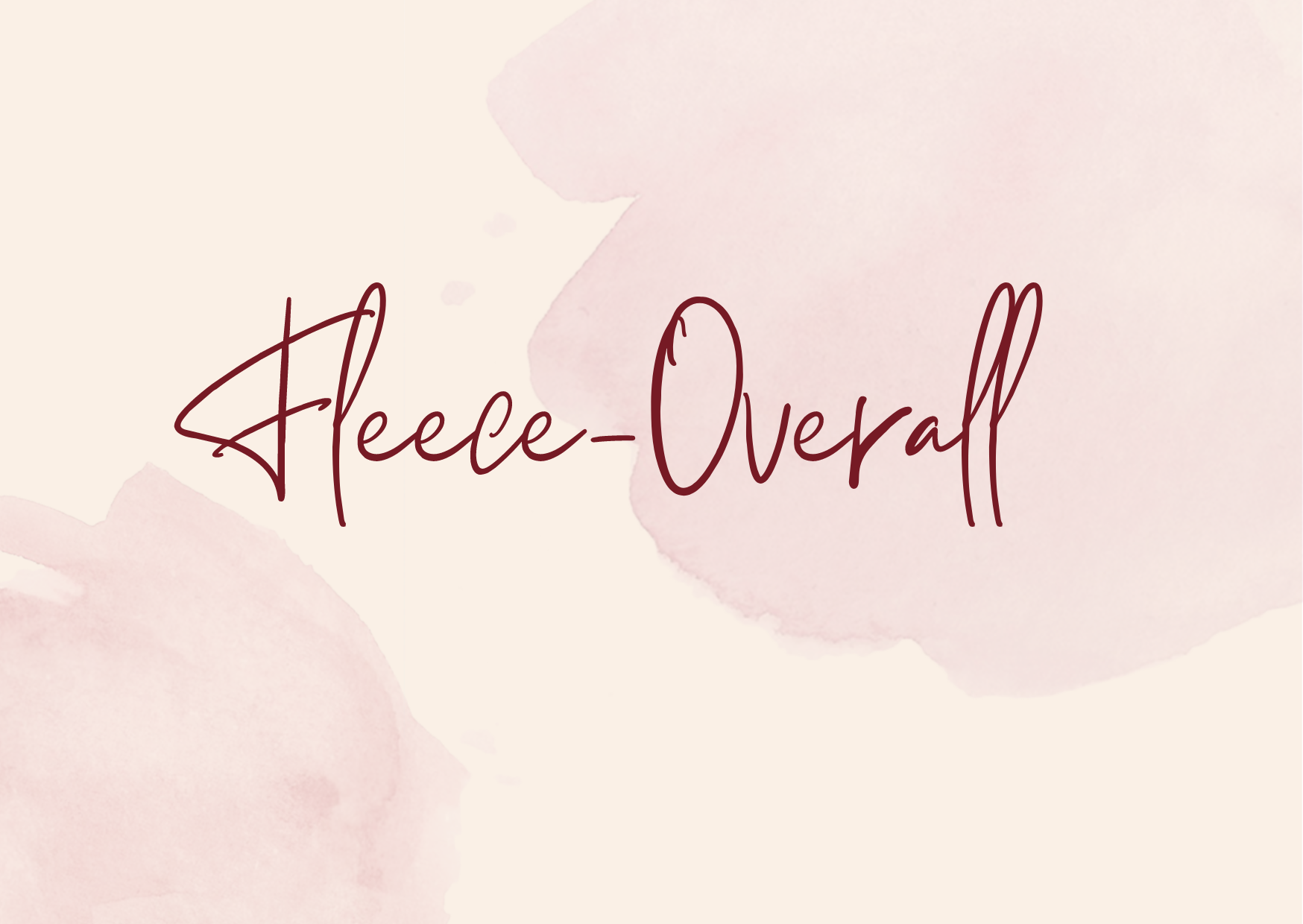 Fleece-Overall