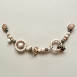 Kinderwagenkette "taupe"