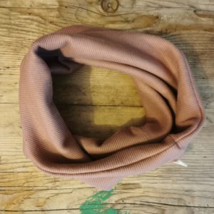 RIB-Schlauchschal altrosa