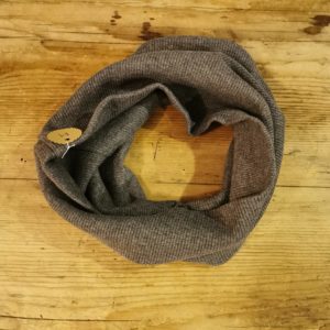 RIB-Schlauchschal dunkelgrau