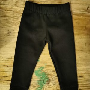 Sweat-Leggings schwarz - Gr. 74-80