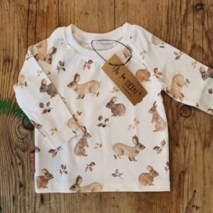 Langarmshirt Häschen braun"