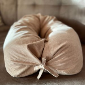 Stillkissen "Flannel braun meliert"