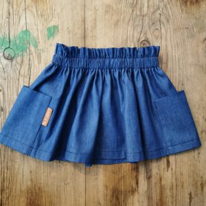 Jeansrock mit Taschen