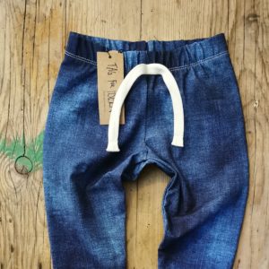 dünne Jeans-Jersey Leggings - Größe 68
