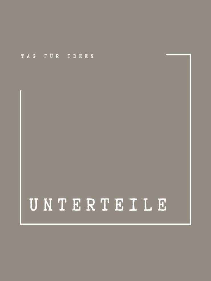 Unterteile