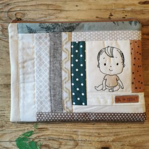 Windelclutch "Patchwork" Junge