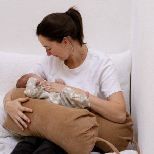 Stillkissen "Cord caramel"