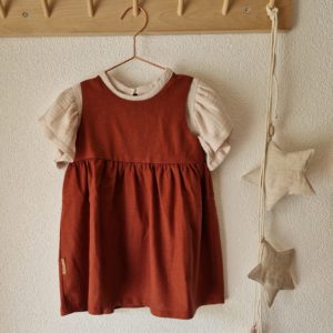 Leinen-Kleid rost