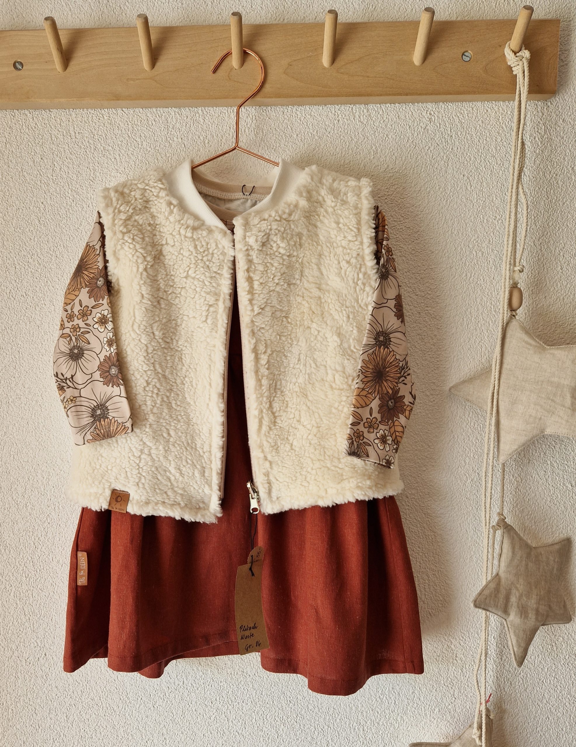 Leinen-Kleid rost – Bild 2