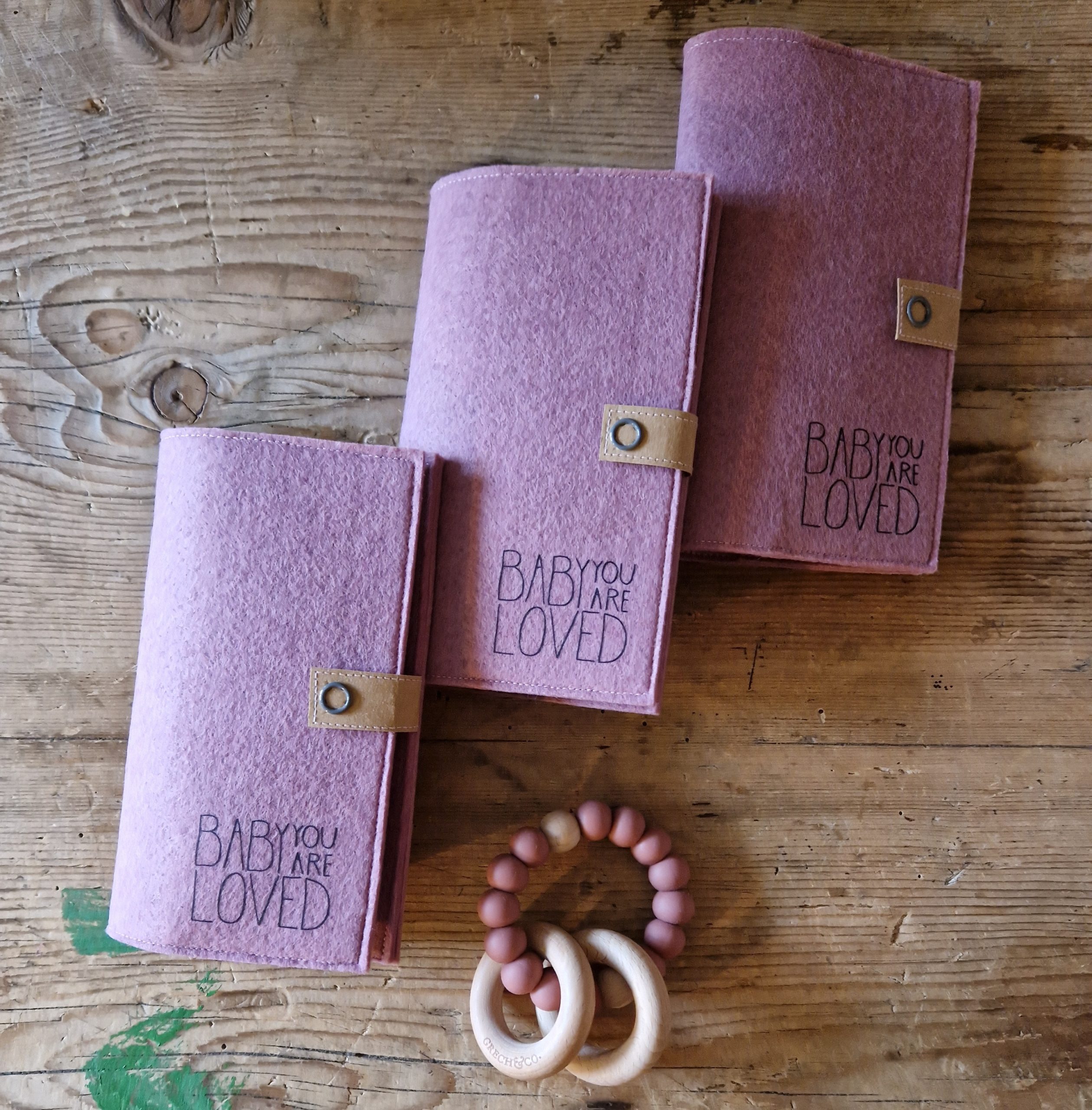 Mutter-Kind-Passhülle "Baby you are loved" – Bild 4