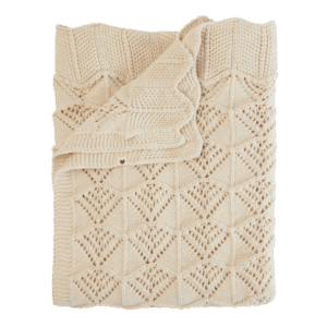 Strickdecke BIBS Wavy Ivory