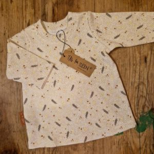 Rib-Jerseykleid langarm