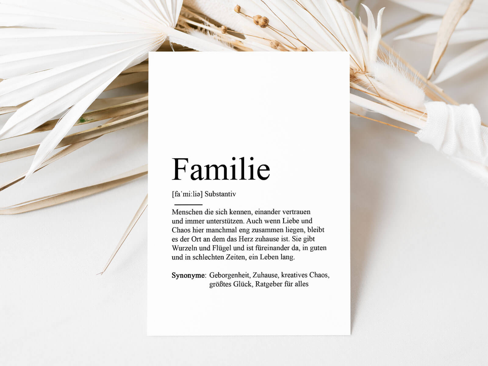 Postkarte "Familie"