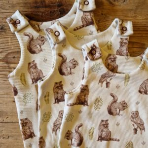 Rib-Strampler "Waldtiere"
