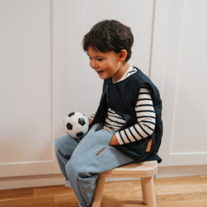 Steppweste indigo blue