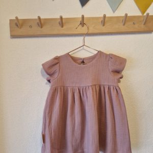 Musselin-Kleid altrosa