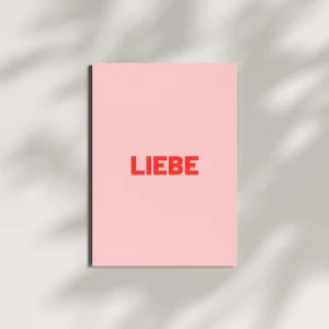 Postkarte "Liebe"