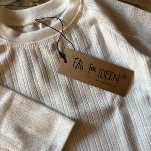 Langarmshirt Lochstrick weiß - Größe 62