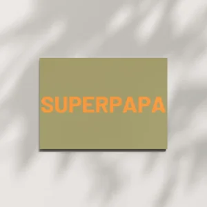 Postkarte "Superpapa"