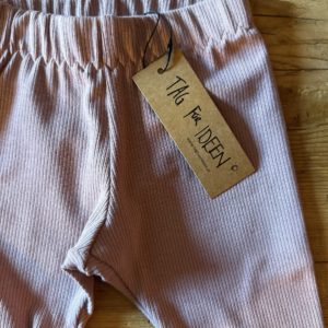 Rib-Leggings flieder