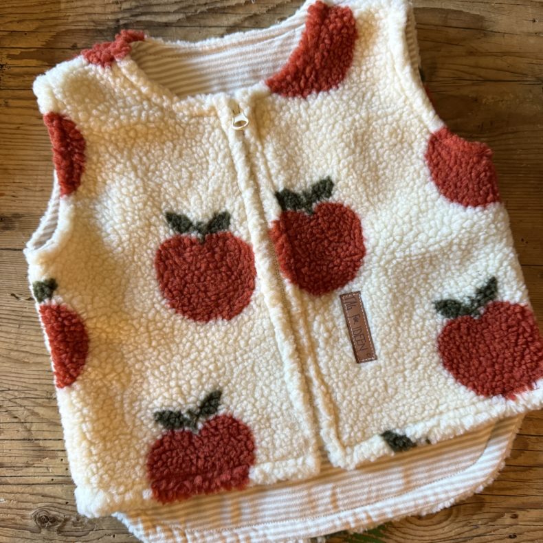 Apfel Plüsch-Weste