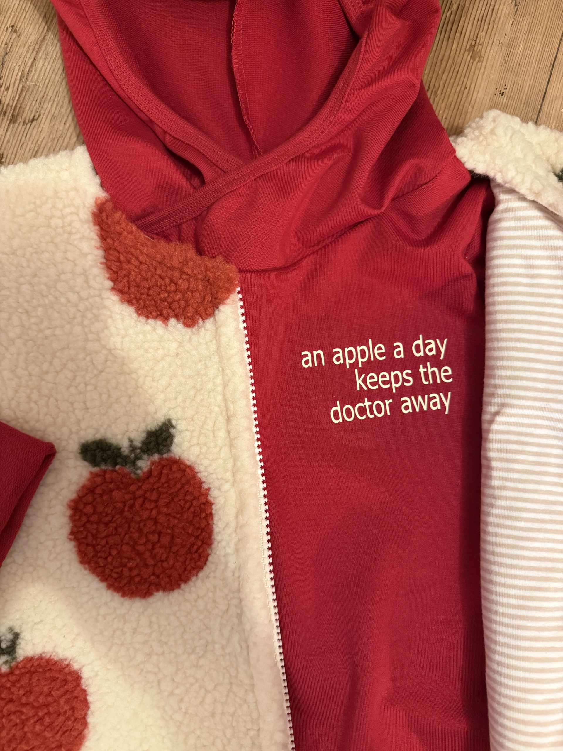 Apfel Plüsch-Weste – Bild 3