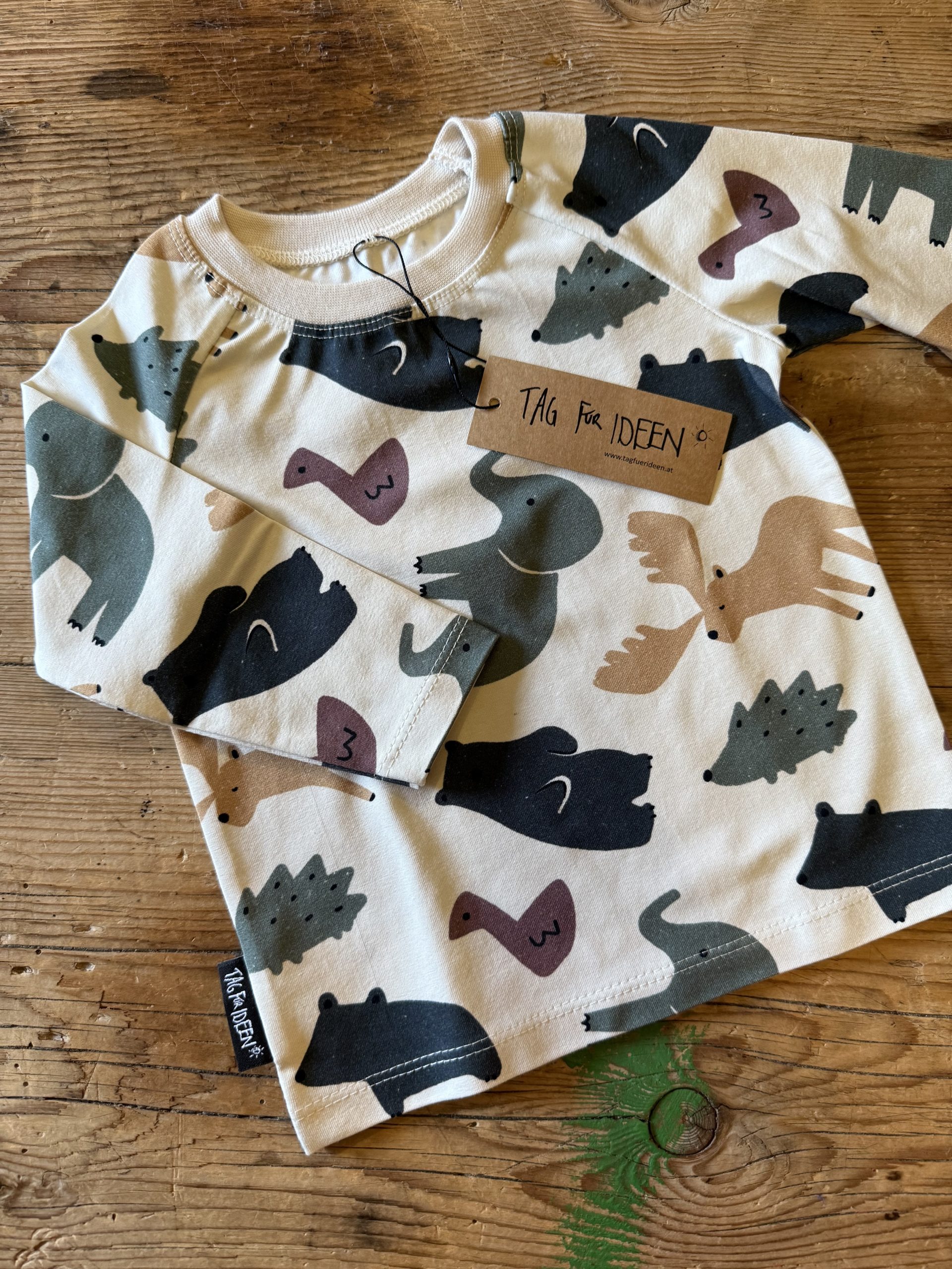 Langarmshirt "Safari" bunt
