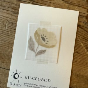 Bügelbild "zarte Blume"