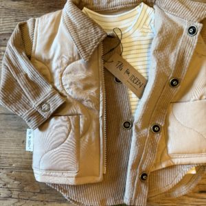 Steppweste "Beige“