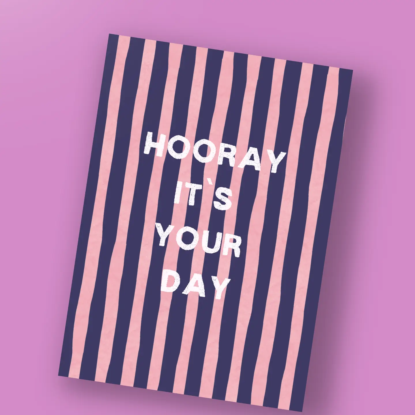 Postkarte "Hooray it`s your Birthday"