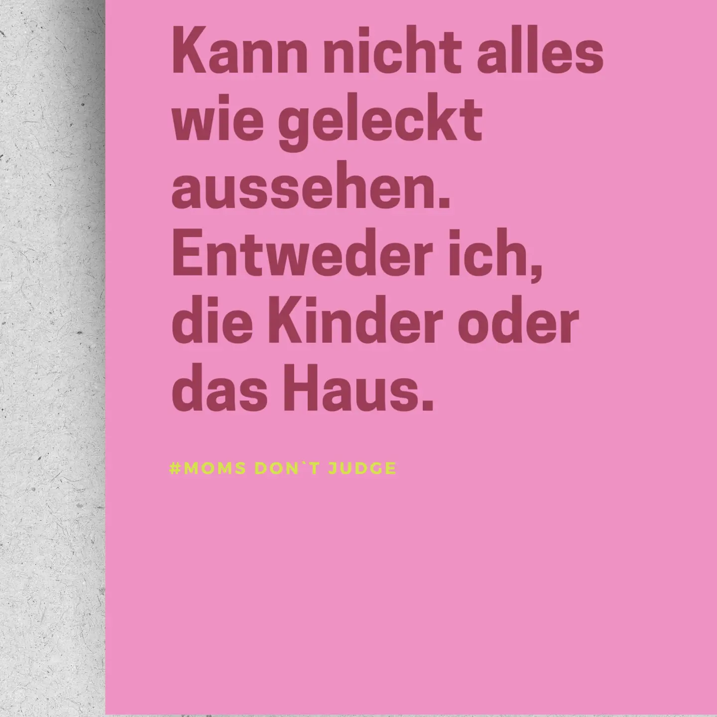 Postkarte "Moms don't judge" – Bild 2