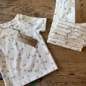 T-Shirt Dackel „schwarz/weiss“