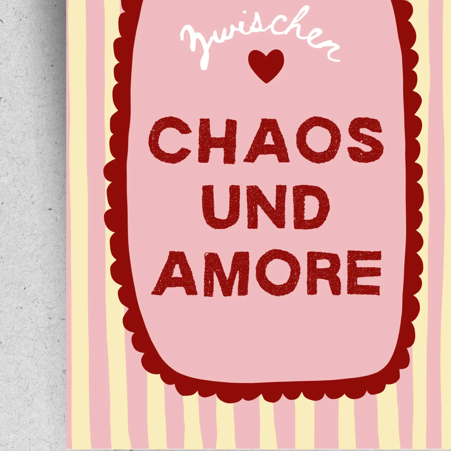 Postkarte "Zwischen Chaos & Amore" – Bild 2