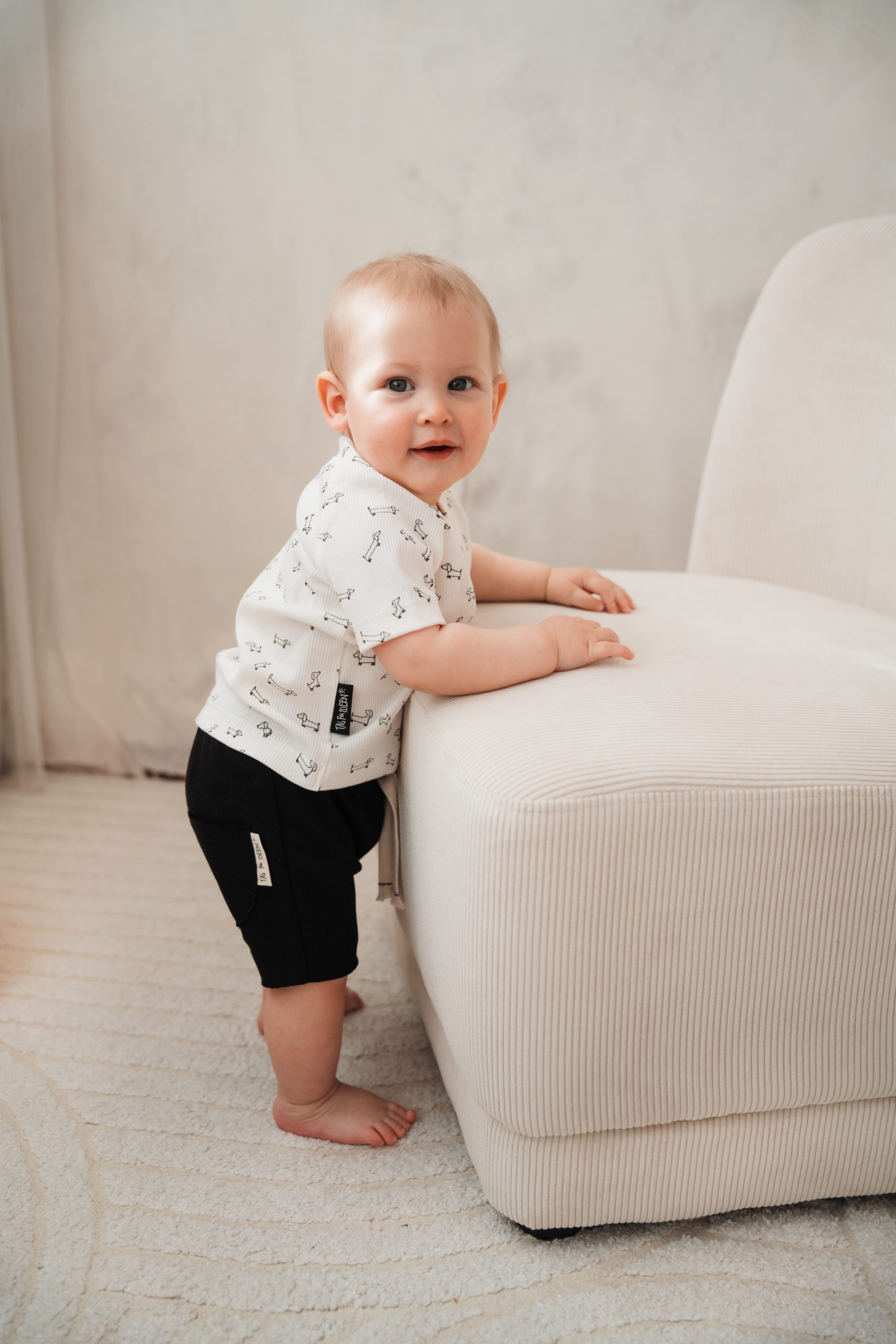 T-Shirt Dackel „schwarz/weiss“ – Bild 2