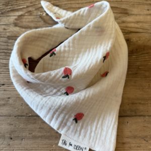 Dreiecktuch Pfirsich "S" natur