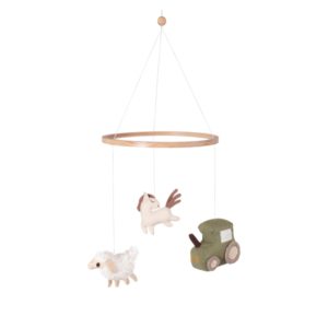 Leinen Mobile "Kleine Farm"