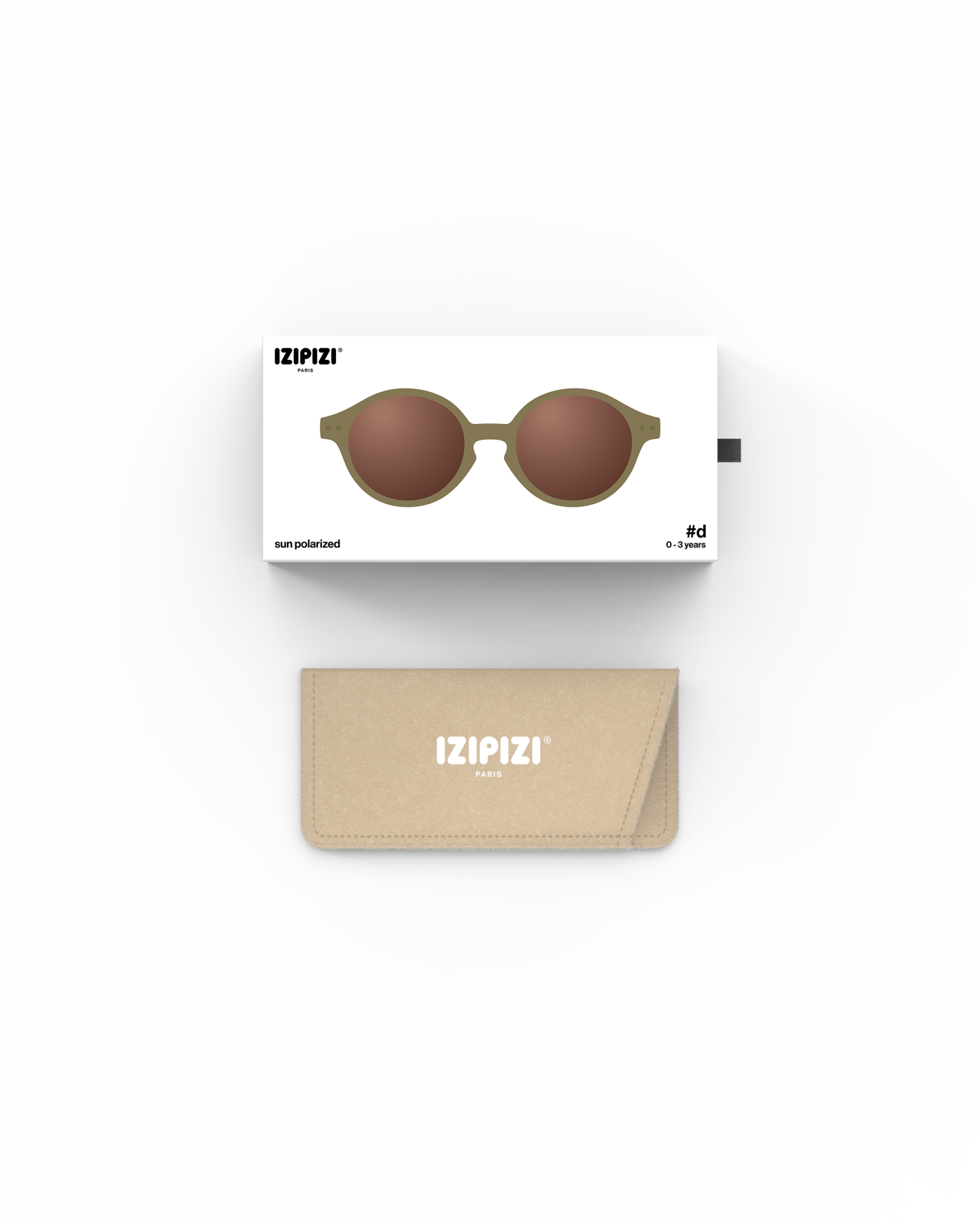Izipizi Sonnenbrille #D glossy Kaki – Bild 2