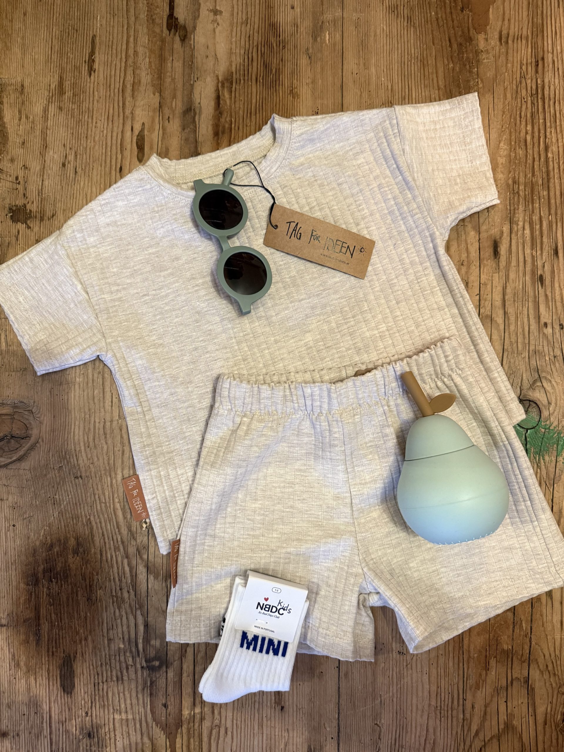 Breitrib-Set kurz Natur – Bild 3